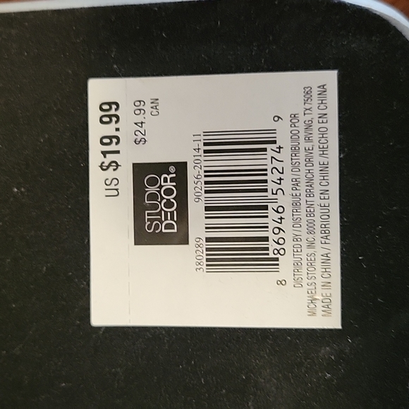 NWT SET OF 2 CHALKBOARD TABLE DECORATION - Picture 8 of 14